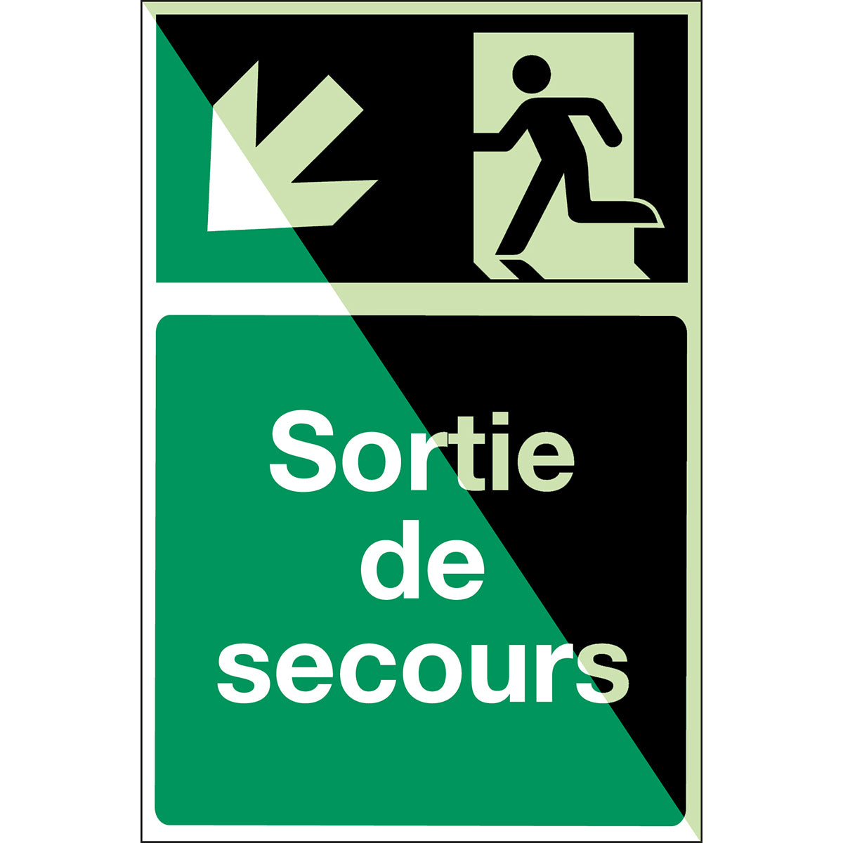 Photoluminescent safety signs