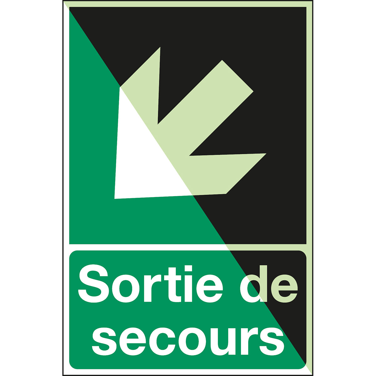 Photoluminescent safety signs