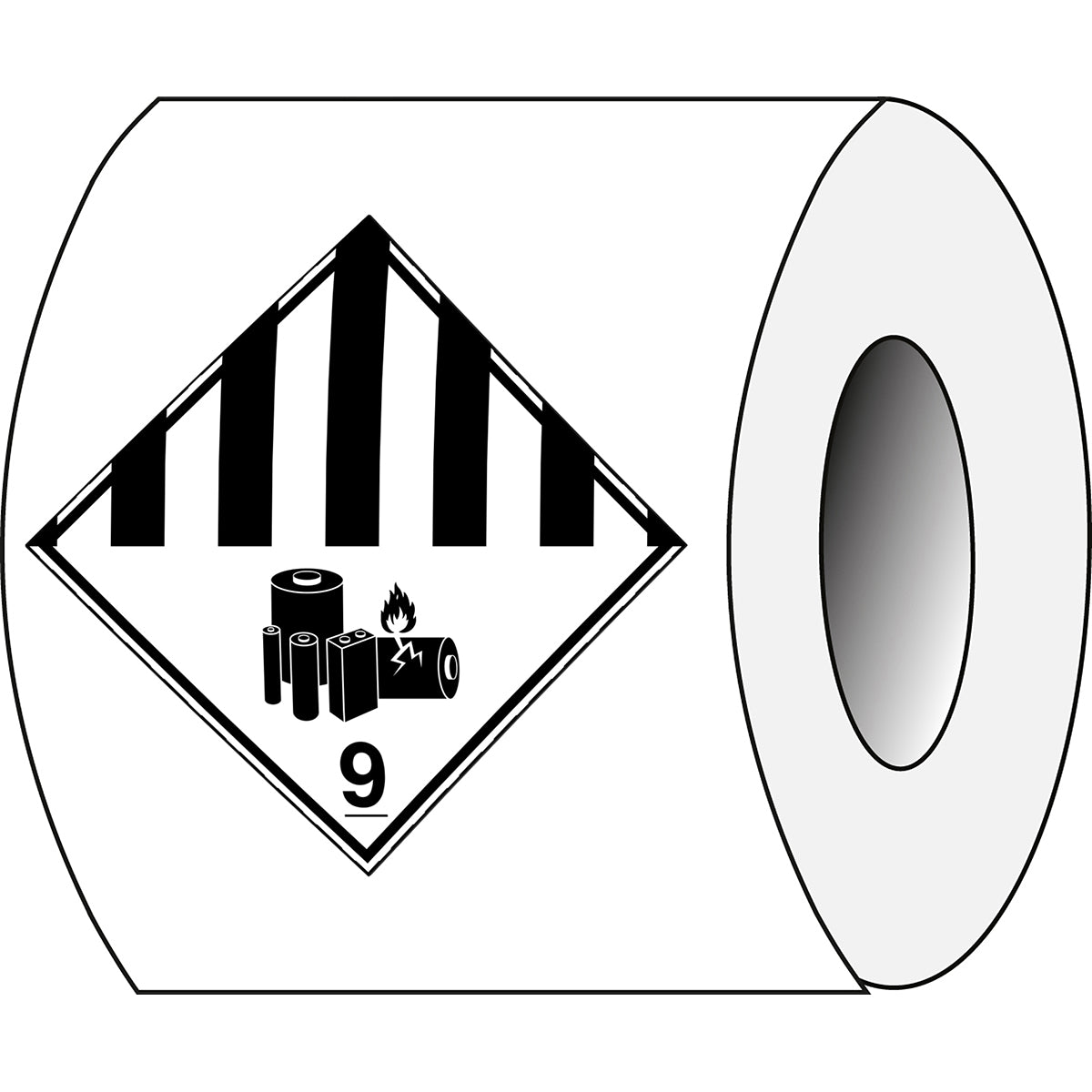 Transportschild – ADR 9A – Lithiumbatterie-Markierung