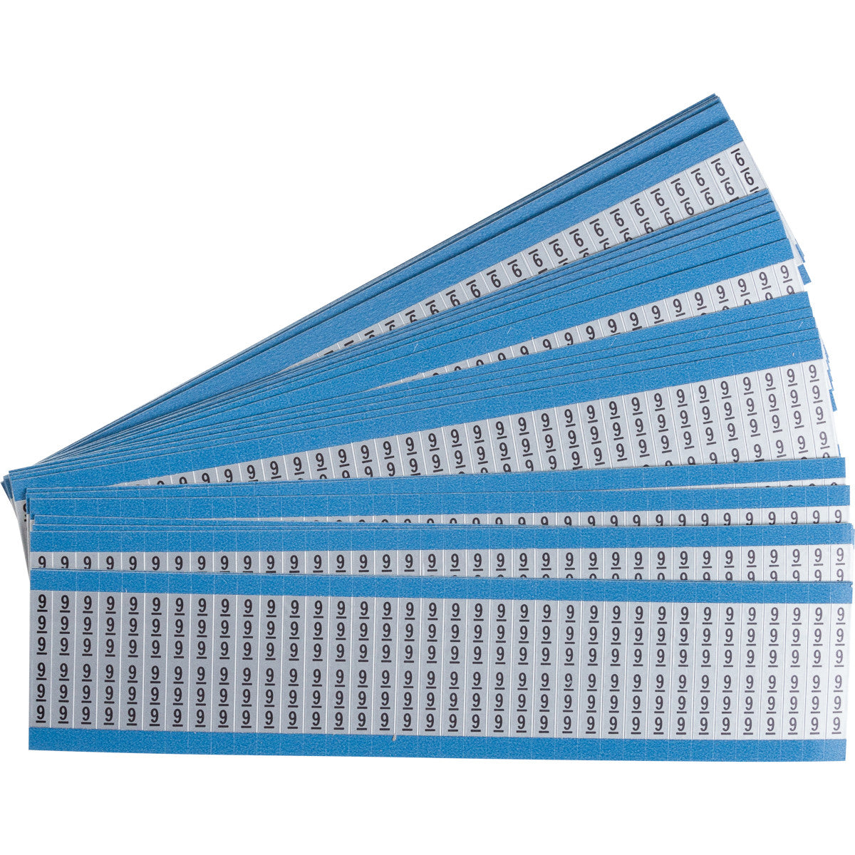 Kabelkennzeichnungskarten - einzelne Zahlen