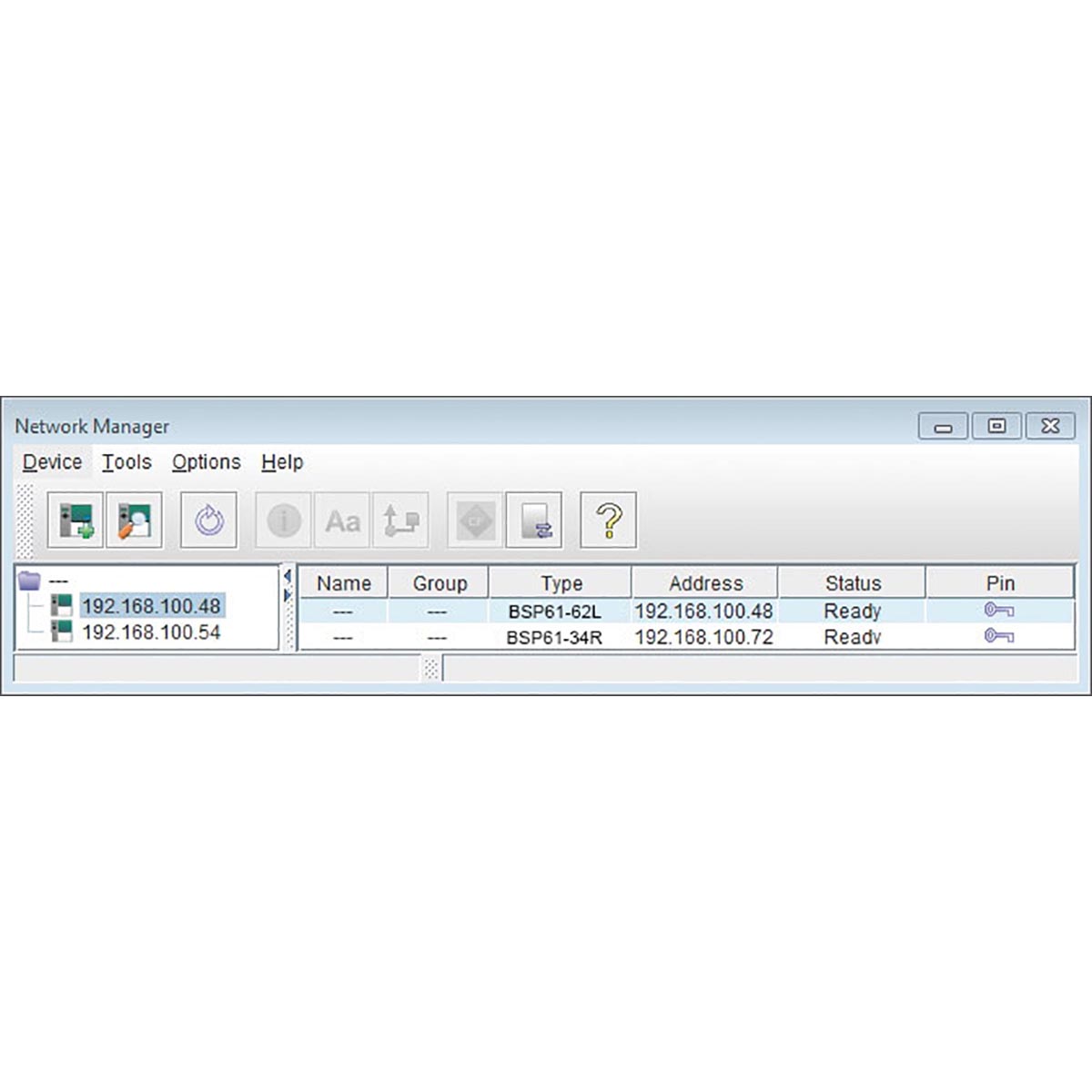 Administration Network Manger