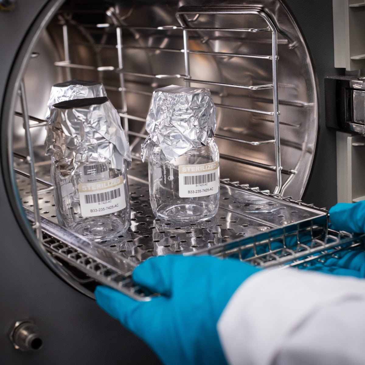 Etiketten mit Angabe zur Sterilisation für die Drucker BBP33/i3300