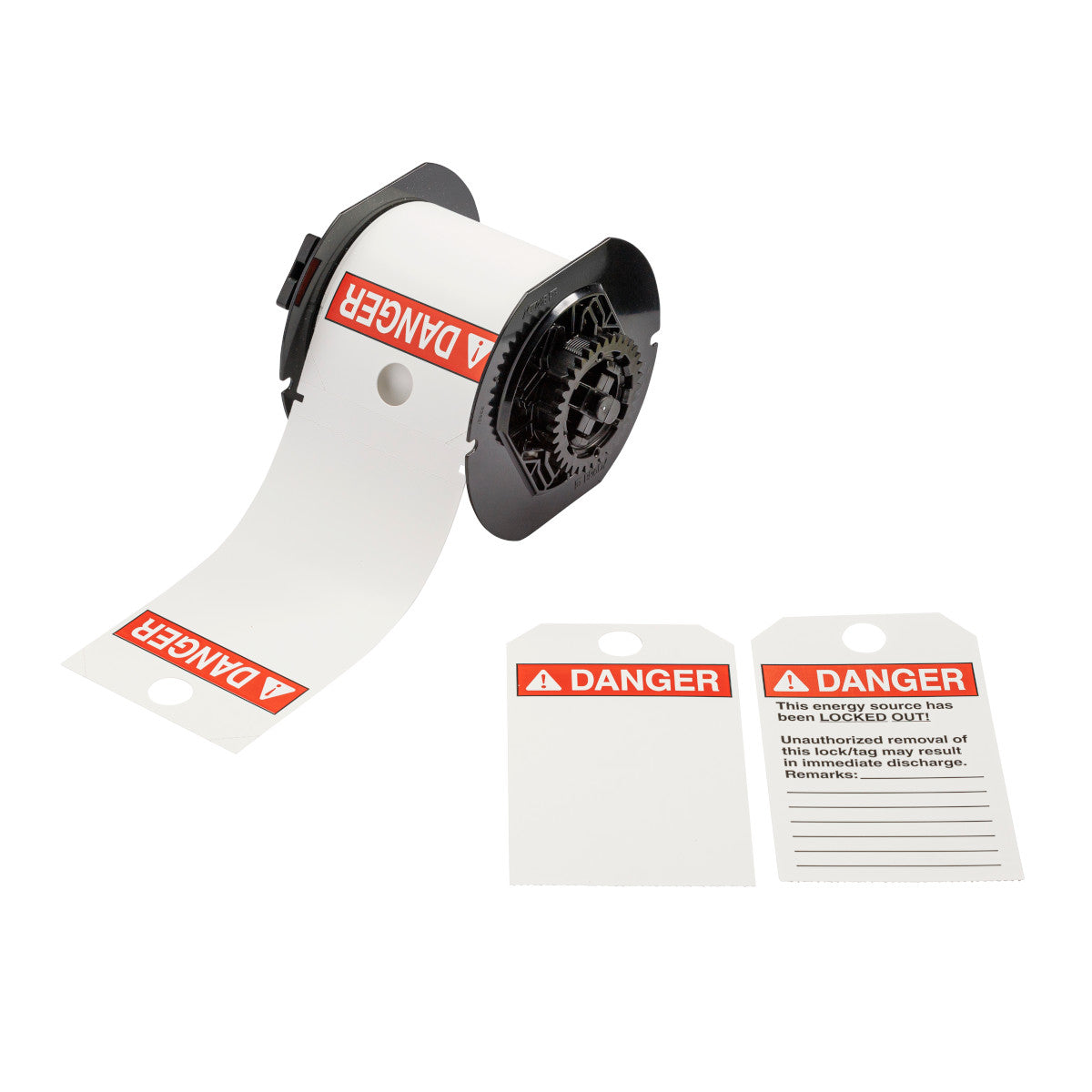 Bedruckbare Lockout-Anhänger aus Polyester für B30 Drucker