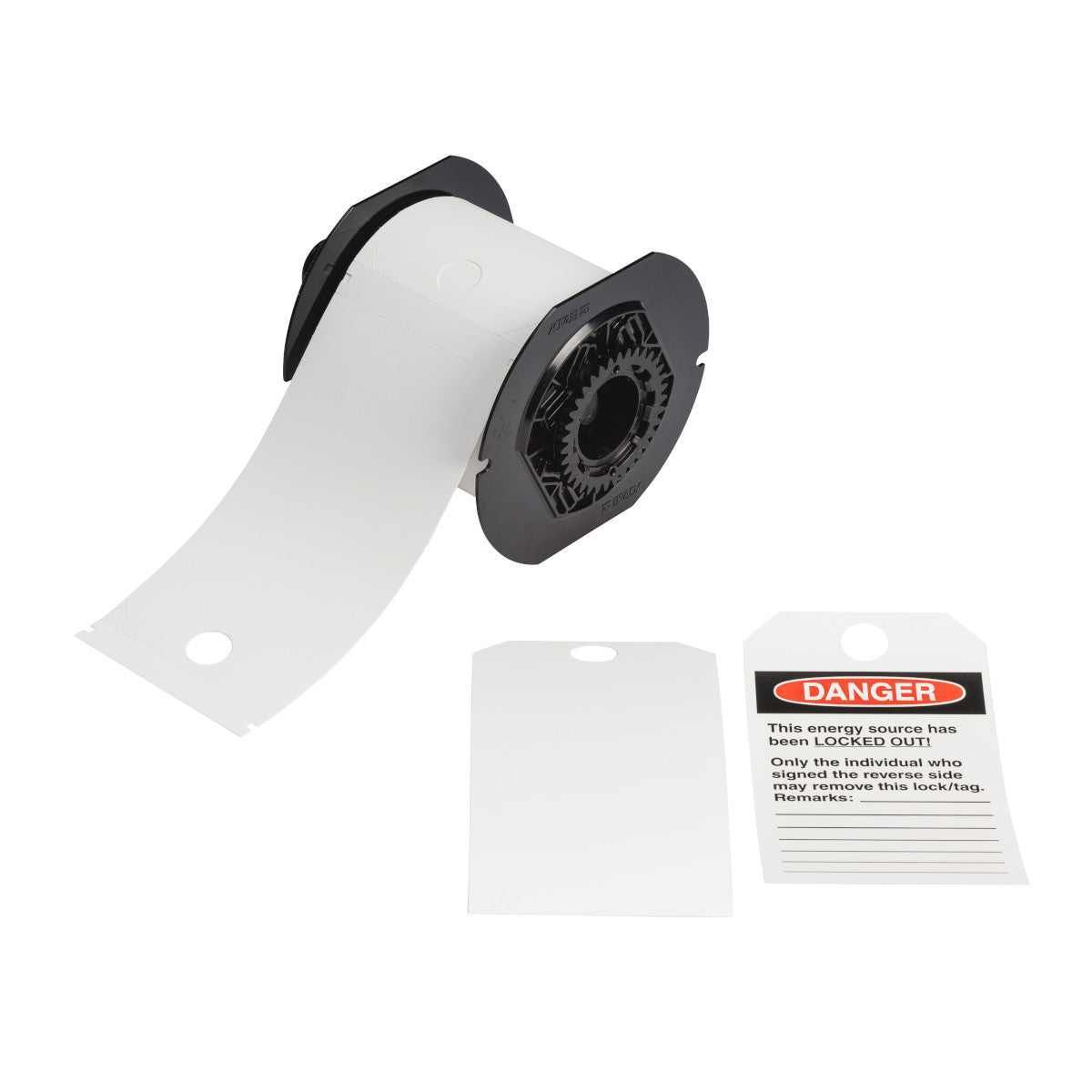 Bedruckbare Lockout-Anhänger aus Polyester für B30 Drucker