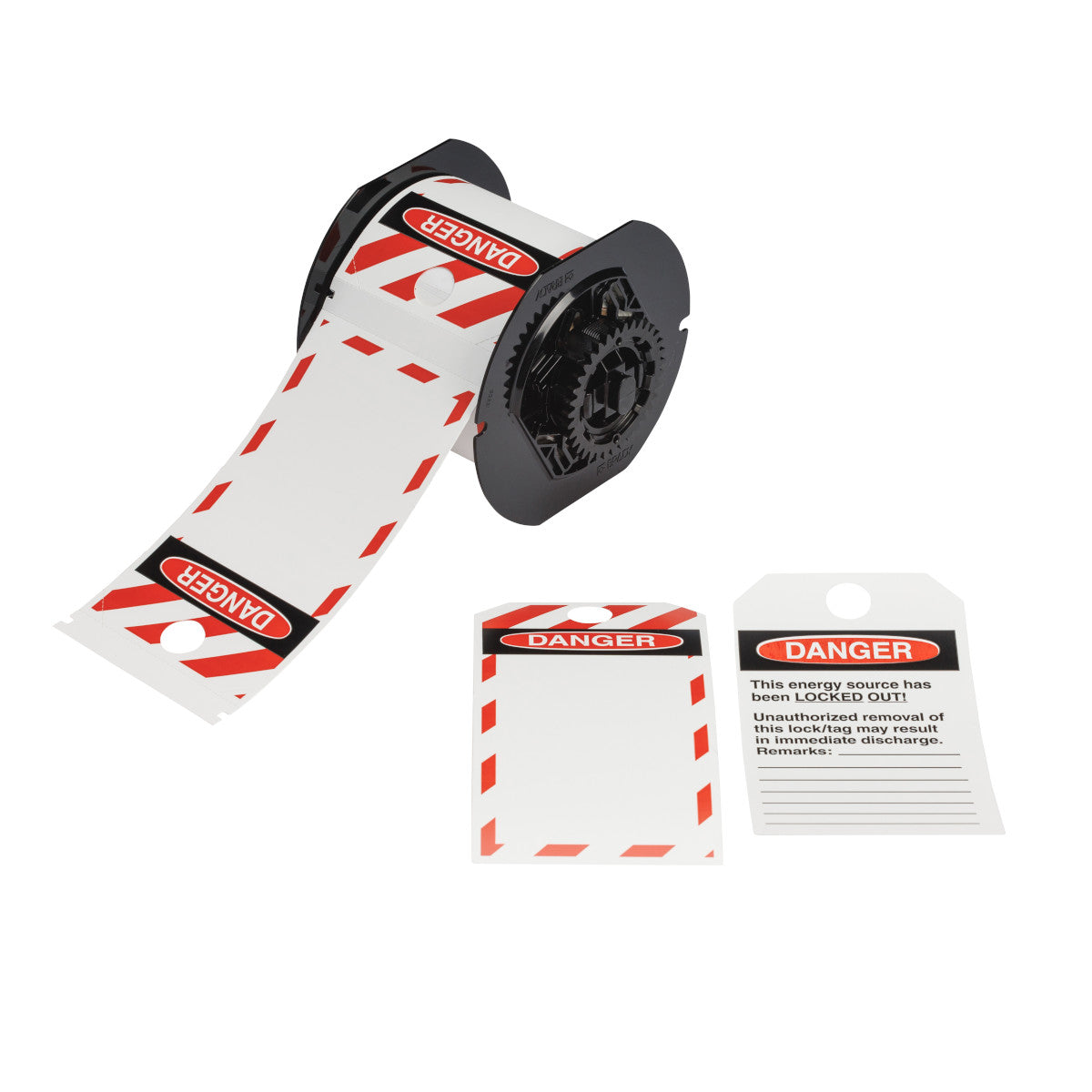 Bedruckbare Lockout-Anhänger aus Polyester für B30 Drucker