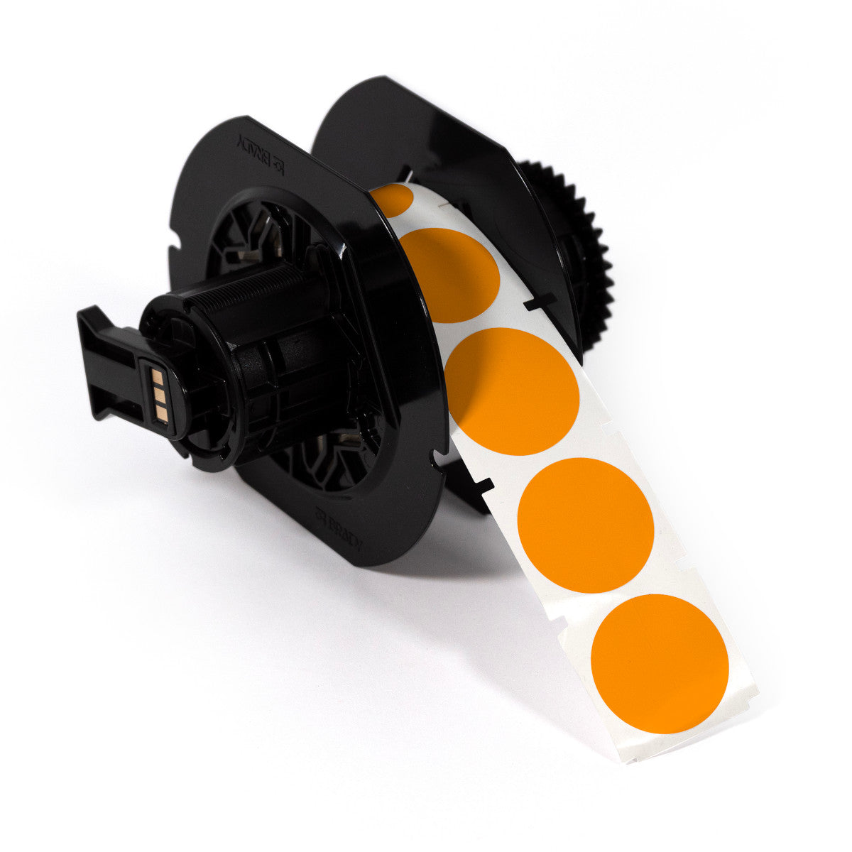 Inspection sticker, 35 mm, orange