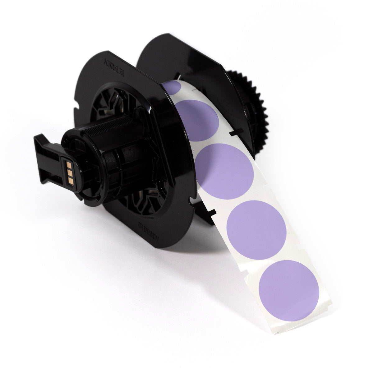 Inspection sticker, 25 mm, purple