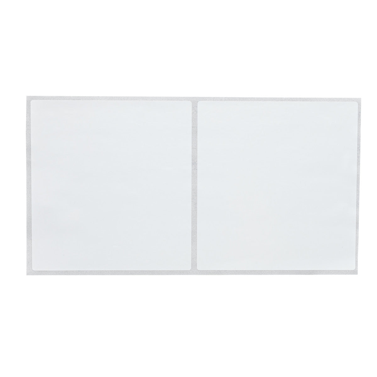 B33 Series flexible weiße Polyester-Etiketten mit dauerhaftem Klebstoff auf Gummibasis