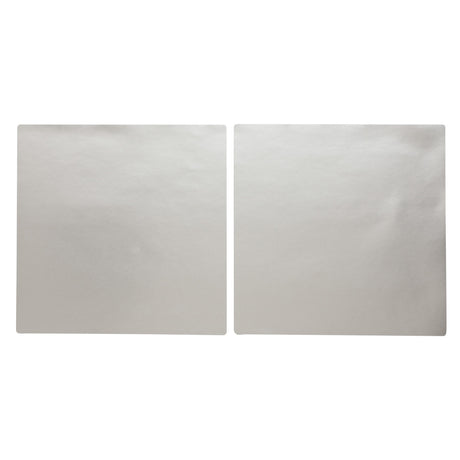 B33 Etiketten aus metallisiertem Polyester, glänzend, mit 2 mil Klebstoff