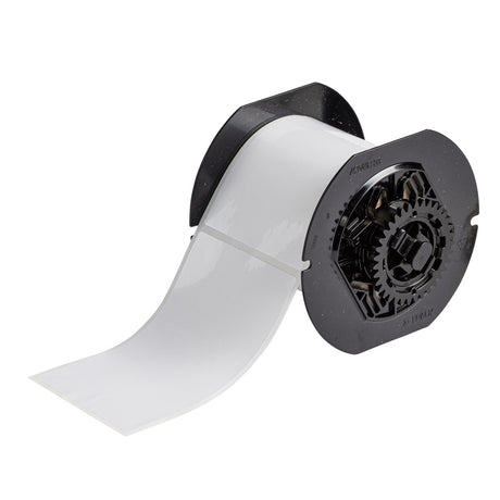 B33 Series Polyester-Etiketten für Komponenten und Barcodes, weiß, glänzend