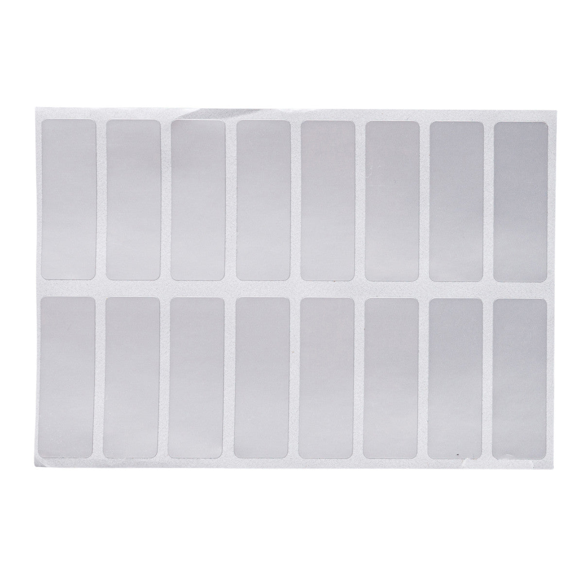 B33 Series glänzende Etiketten aus metallisiertem Polyester mit 0,7 mil Klebstoff