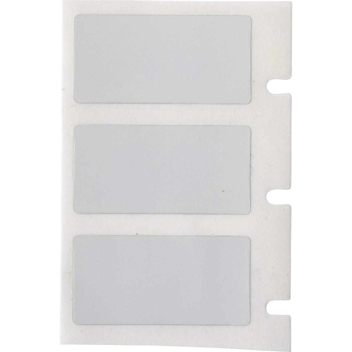 Graue Etiketten aus metallisiertem Polyester mit matter Oberfläche für M710 und BMP71