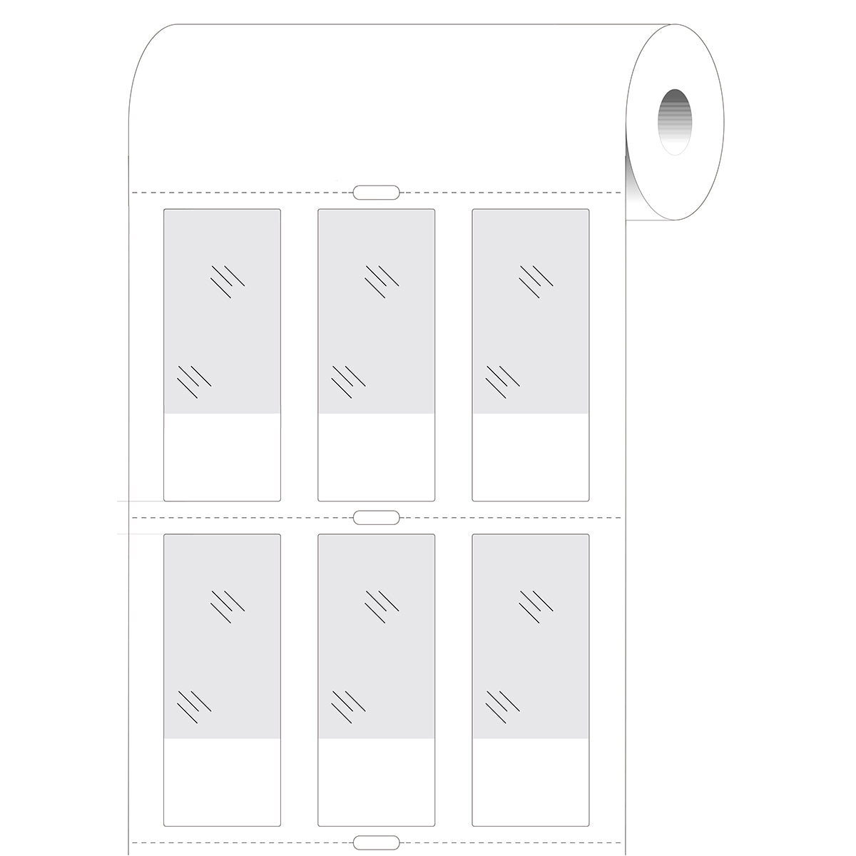 Für den Thermotransferdruck geeignete Etiketten