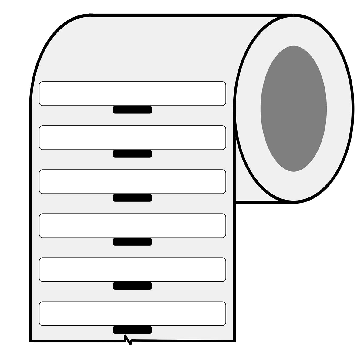 Für den Thermotransferdruck geeignete Etiketten