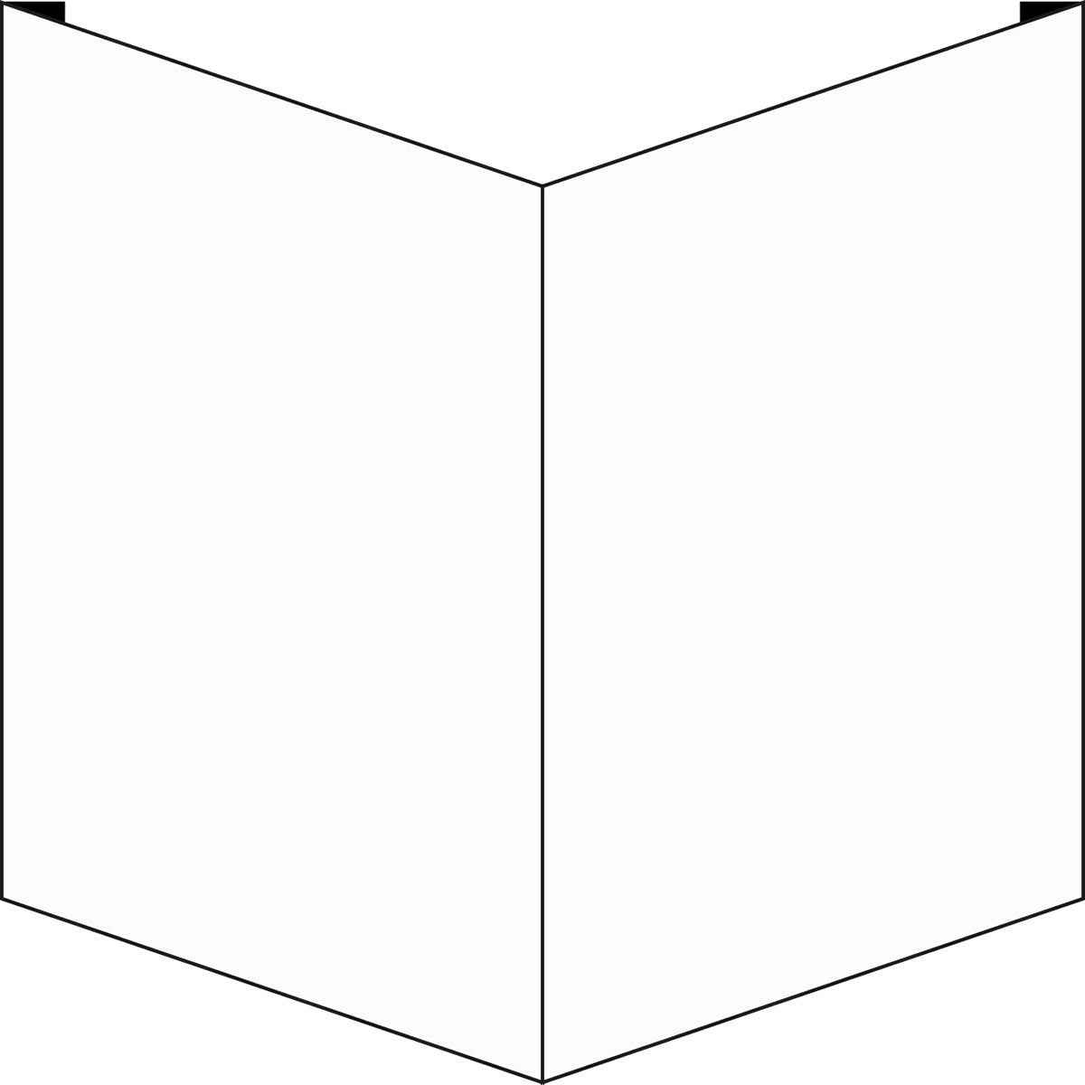 Blanko Winkelschilder