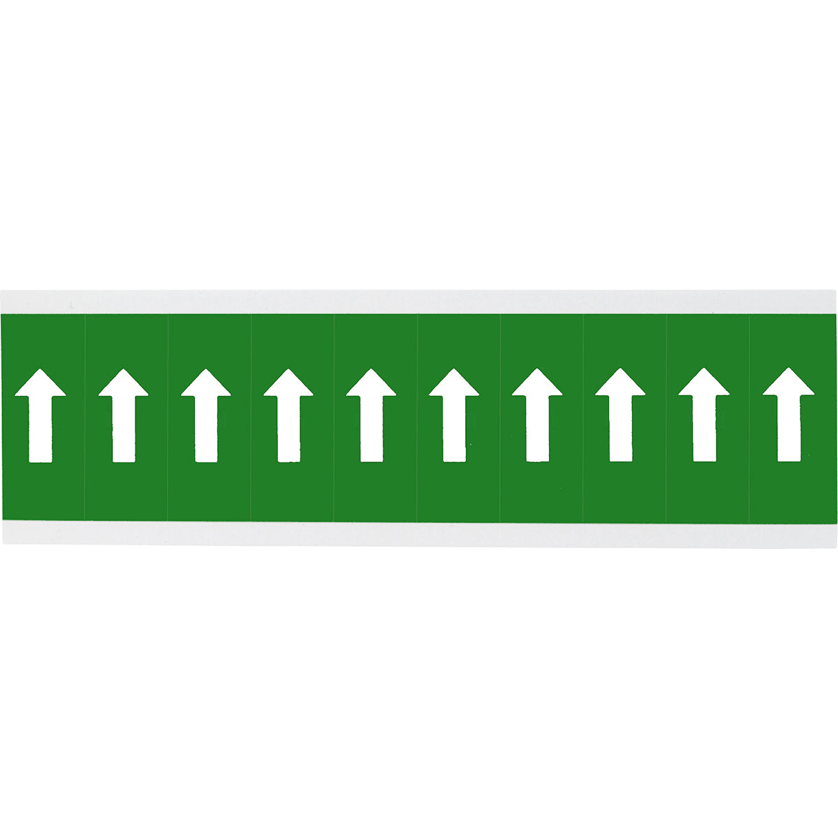 Chiffres ou lettres sur carte - 22 x 38 mm Blanc/Vert - Flèches