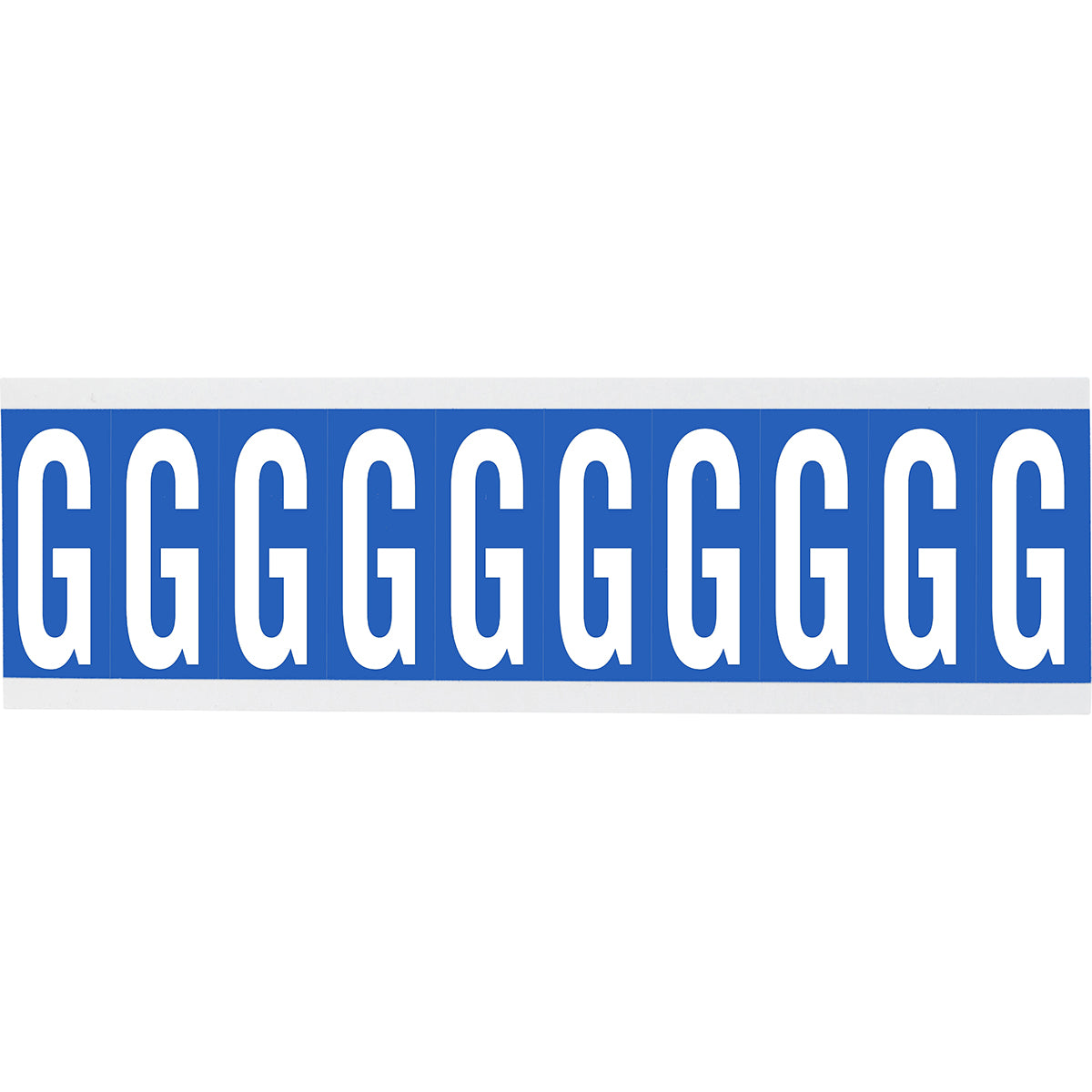 Chiffres ou lettres sur carte - 22 x 57 mm Blanc/Noir - G