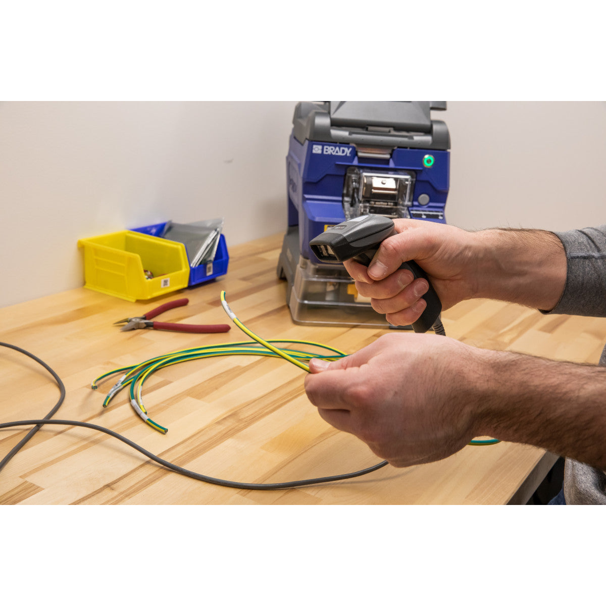 CR1500 DPM dunkelgrau kabelgebunden mit Griff USB RS232