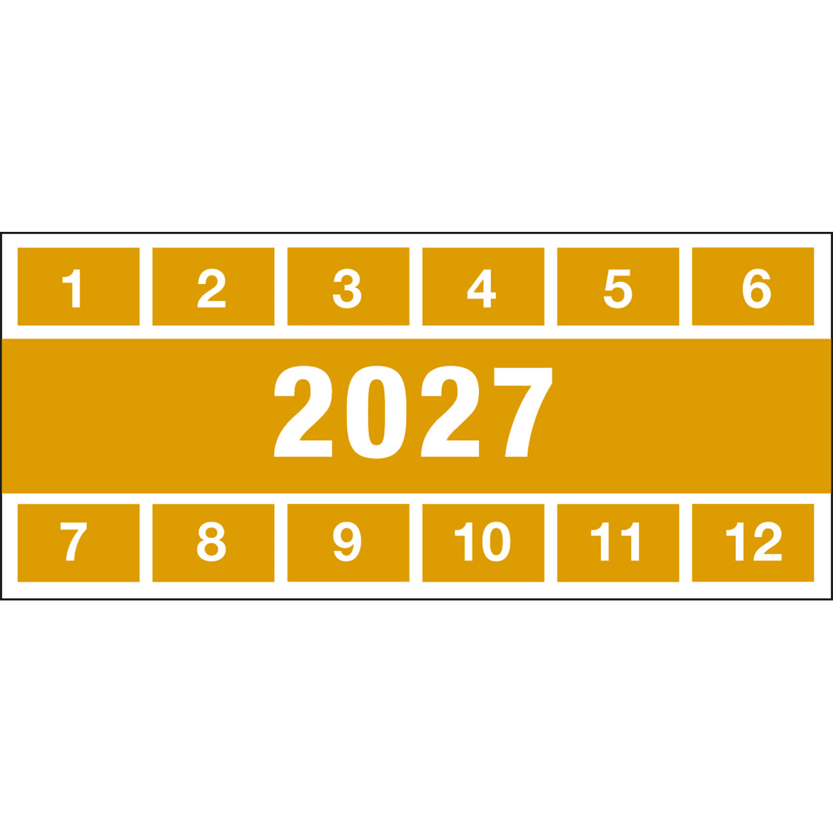 Inspection stickers 27 57x25 B-500