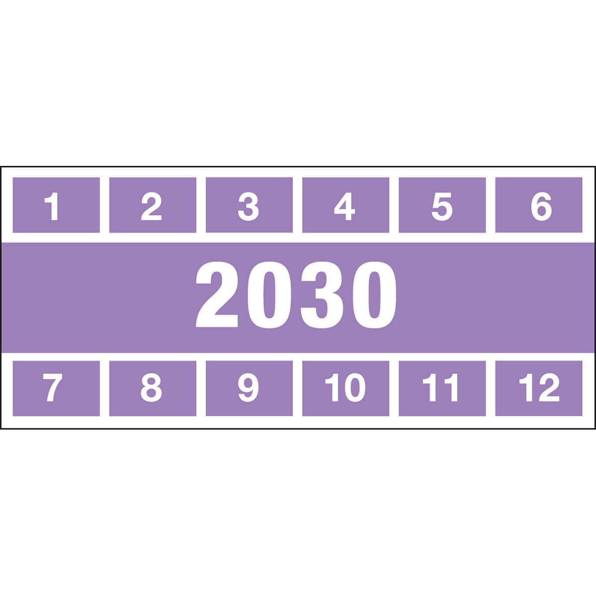 Inspection stickers 30 57x25 B-500