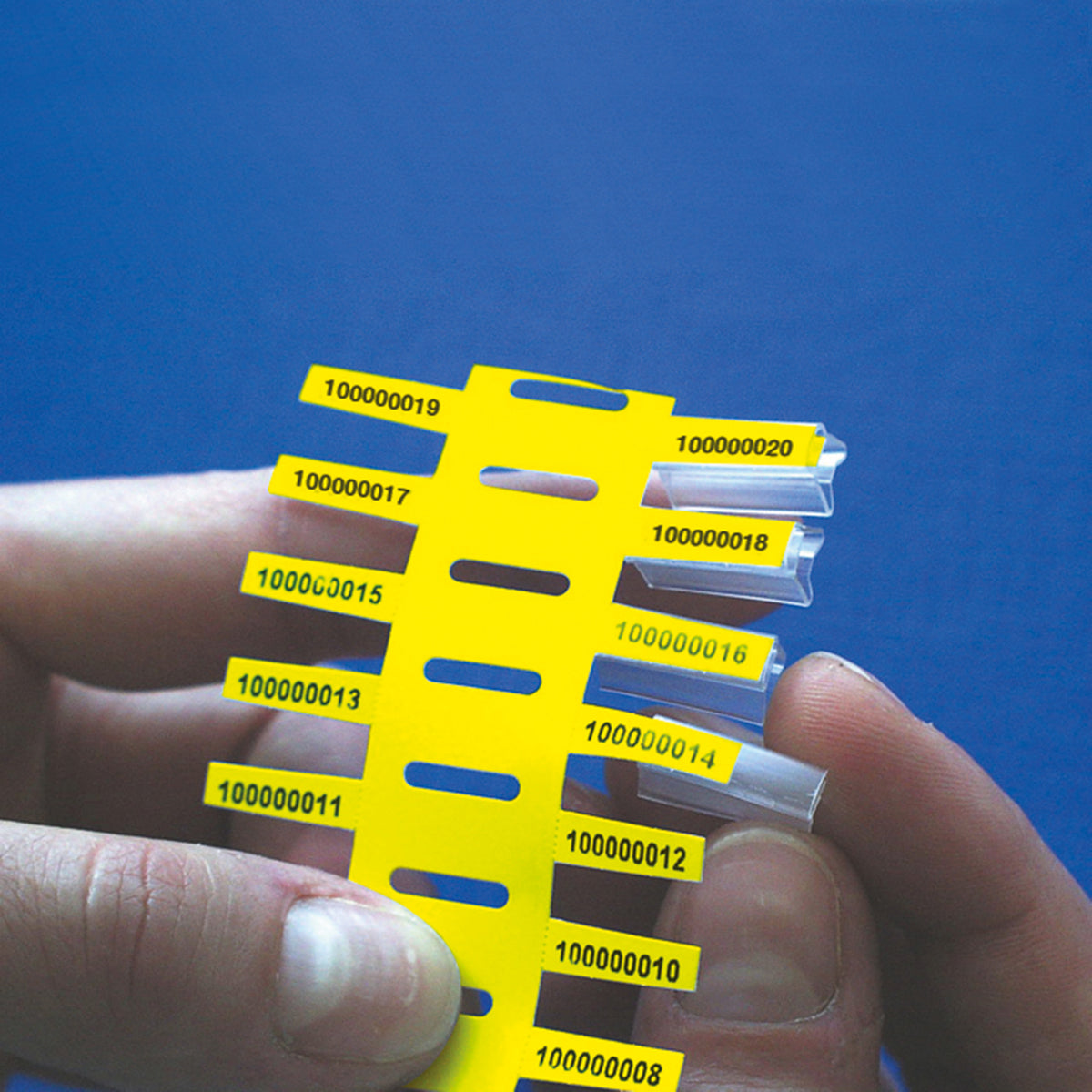 DuraSleeve insert labels suitable for thermal transfer printing for cable identification