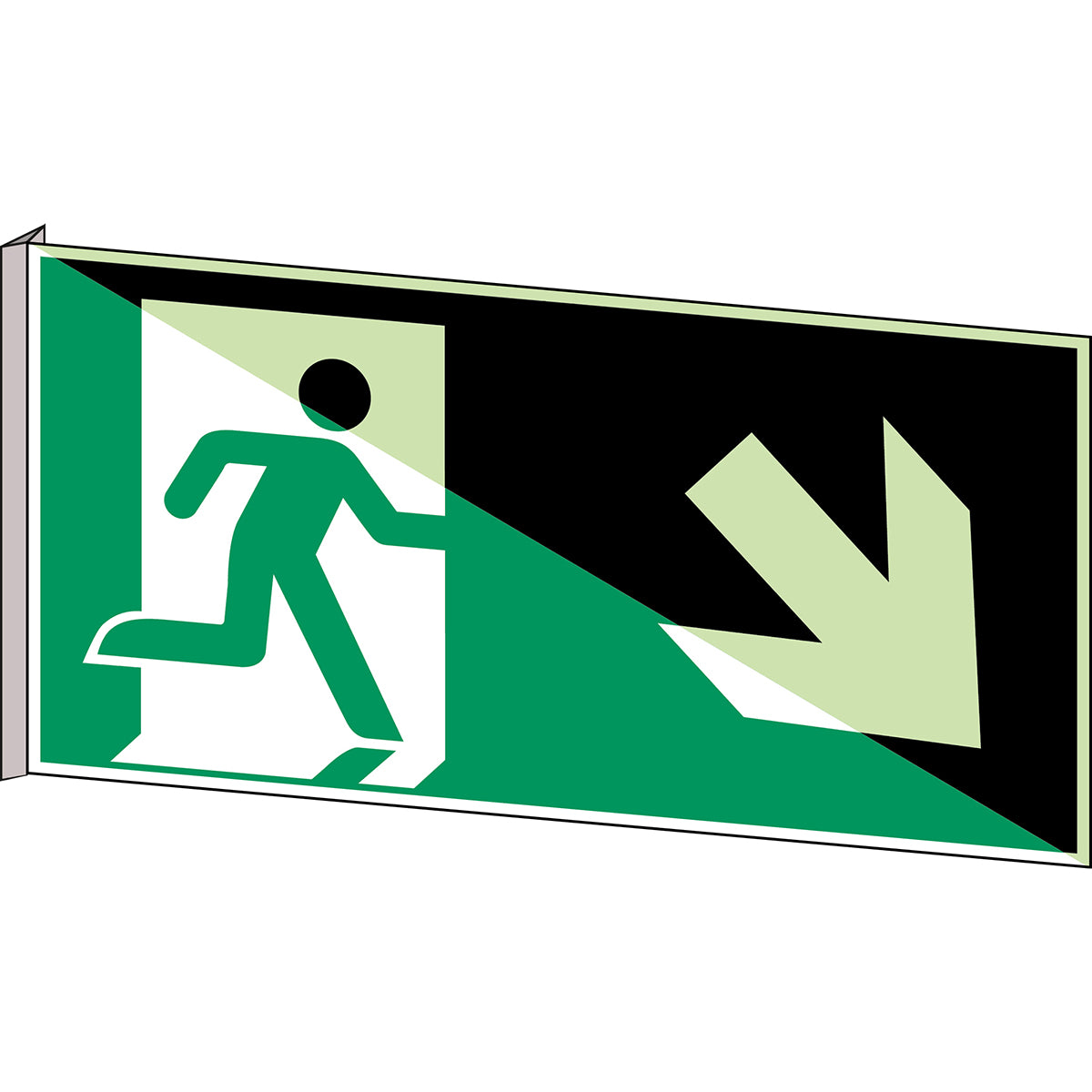 Photoluminescent safety signs