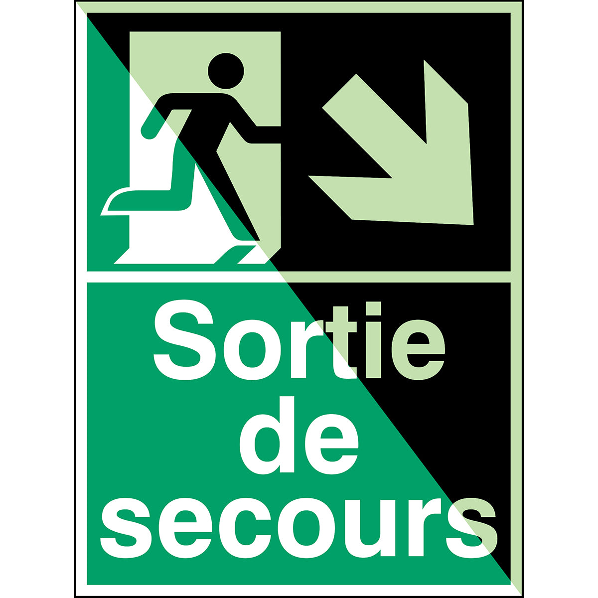 Photoluminescent safety signs