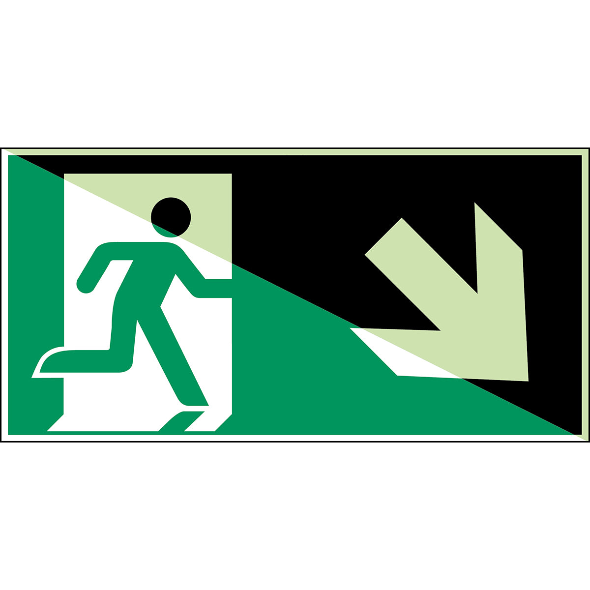 Photoluminescent safety signs
