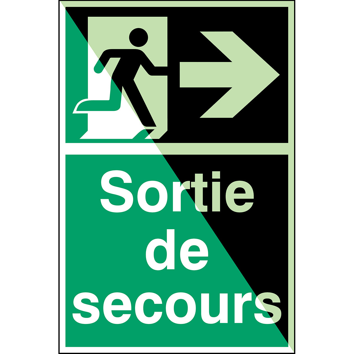 Photoluminescent safety signs