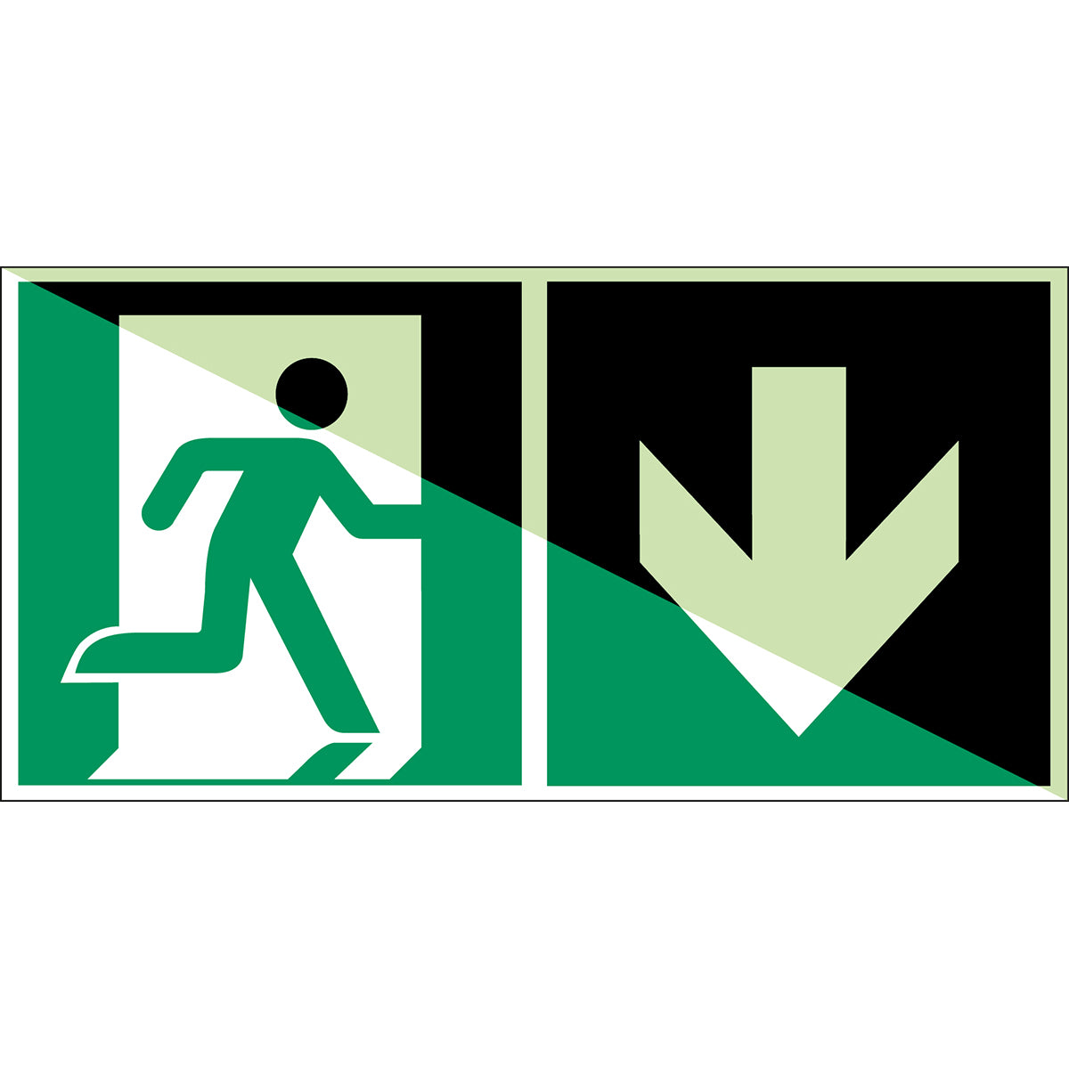 Photoluminescent safety signs