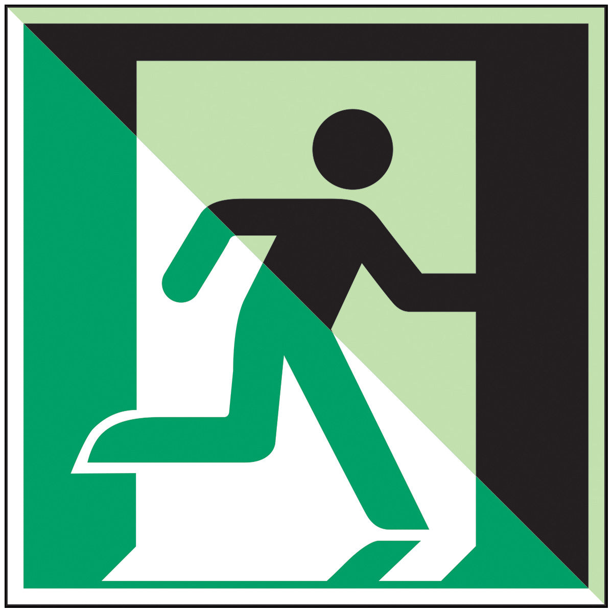 Photoluminescent safety signs