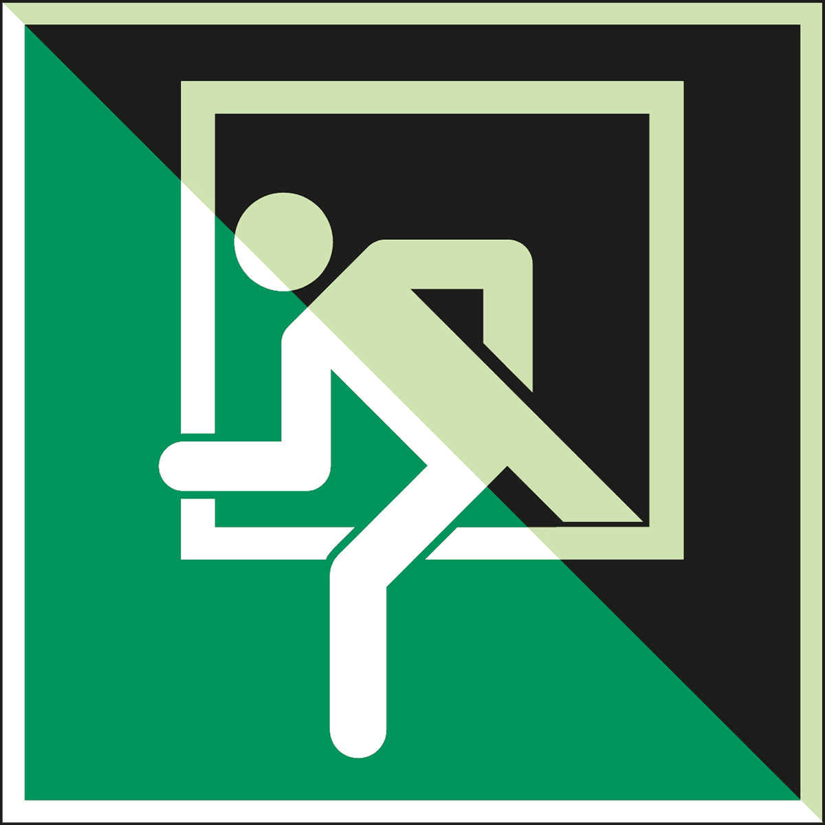 Photoluminescent safety signs