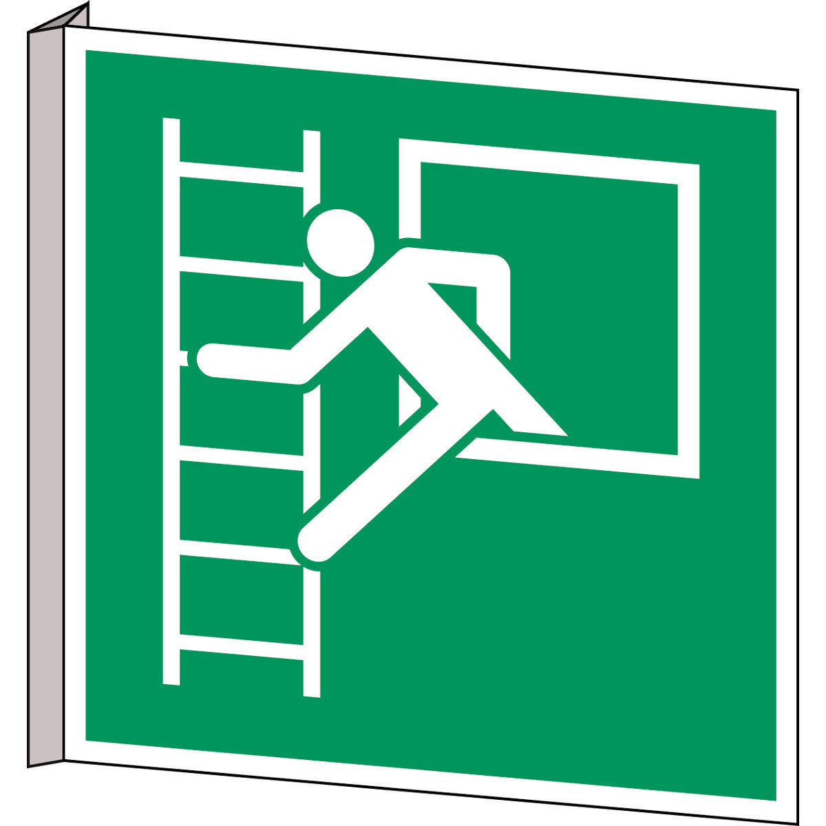 ISO safety signage - escape ladder