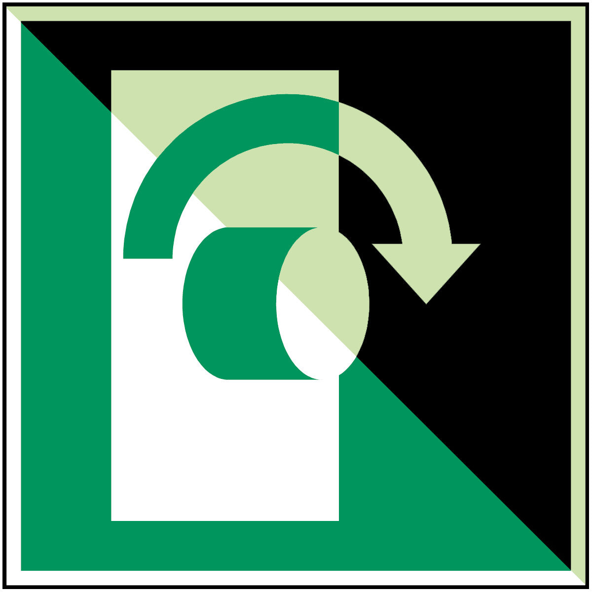 Photoluminescent safety signs