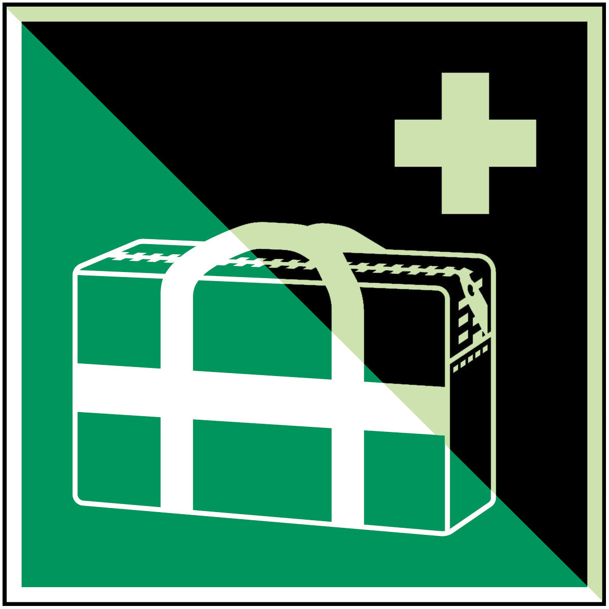 Medizinischer Notfallkoffer – ISO 7010