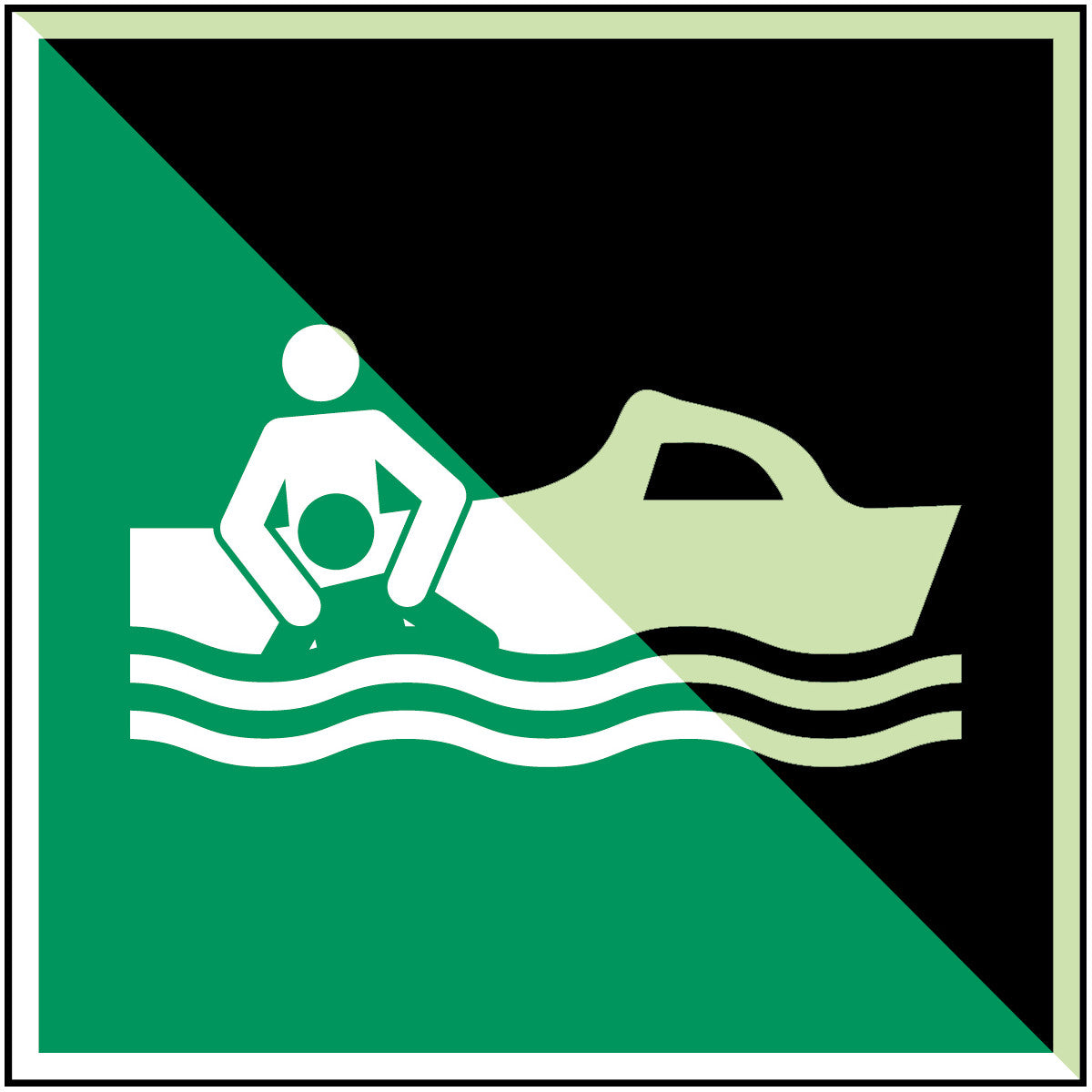 Bereitschaftsboot – ISO 7010