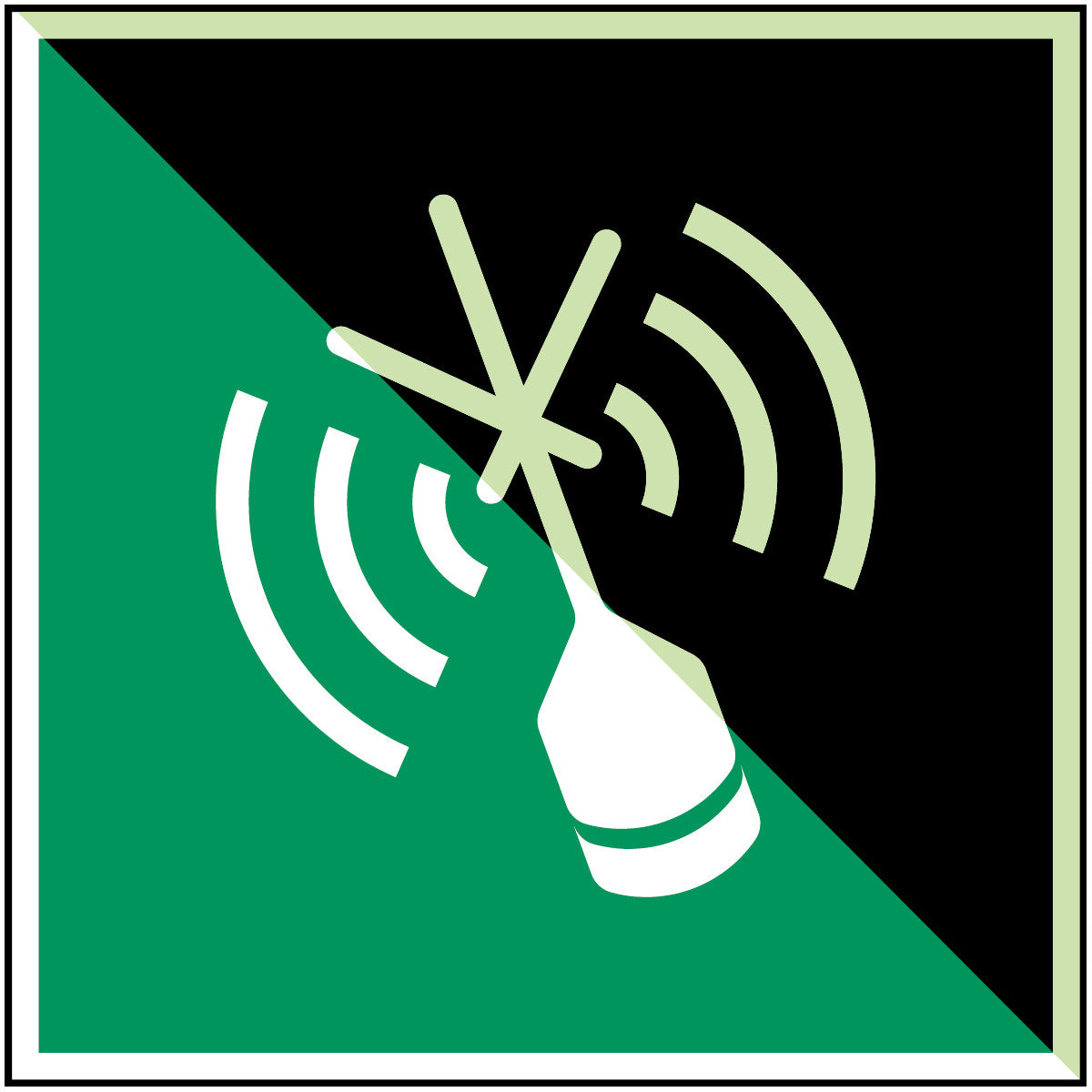 Funkbake zur Kennzeichnung der Seenotposition – ISO 7010