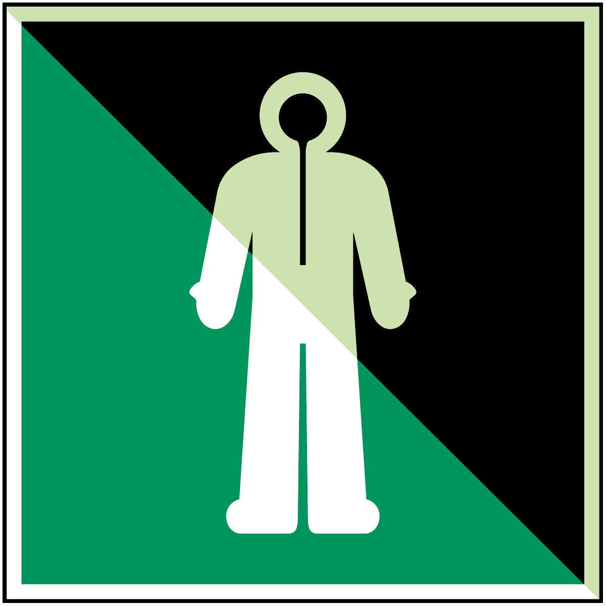 Überlebensanzug – ISO 7010