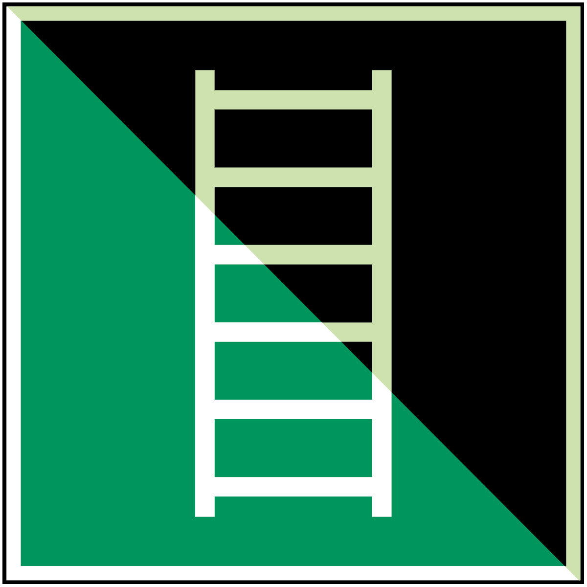 Fluchtleiter – ISO 7010