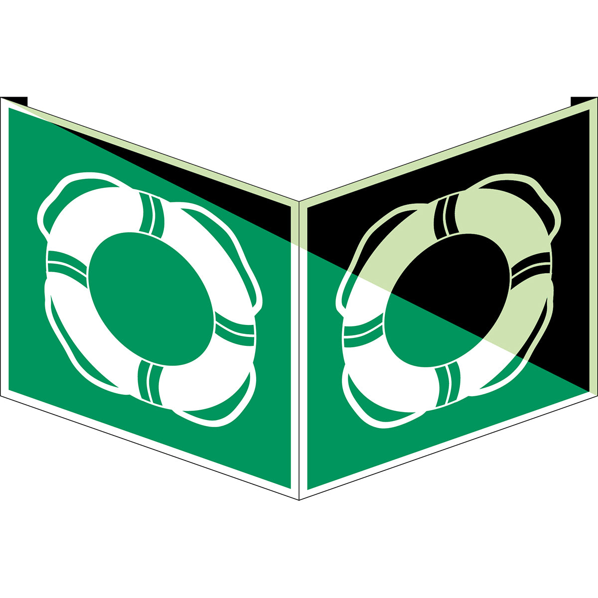 ISO-Sicherheitsschild – Wasserrettungsgeräte