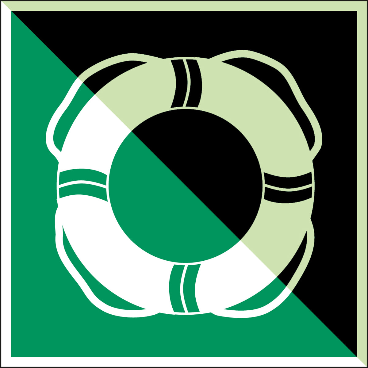 ISO-Sicherheitsschild – Wasserrettungsgeräte