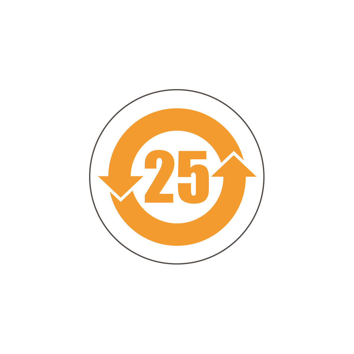 Chinesische RoHS-Etiketten - EPUP-25