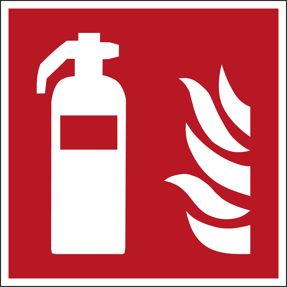ISO safety marking - fire extinguishers