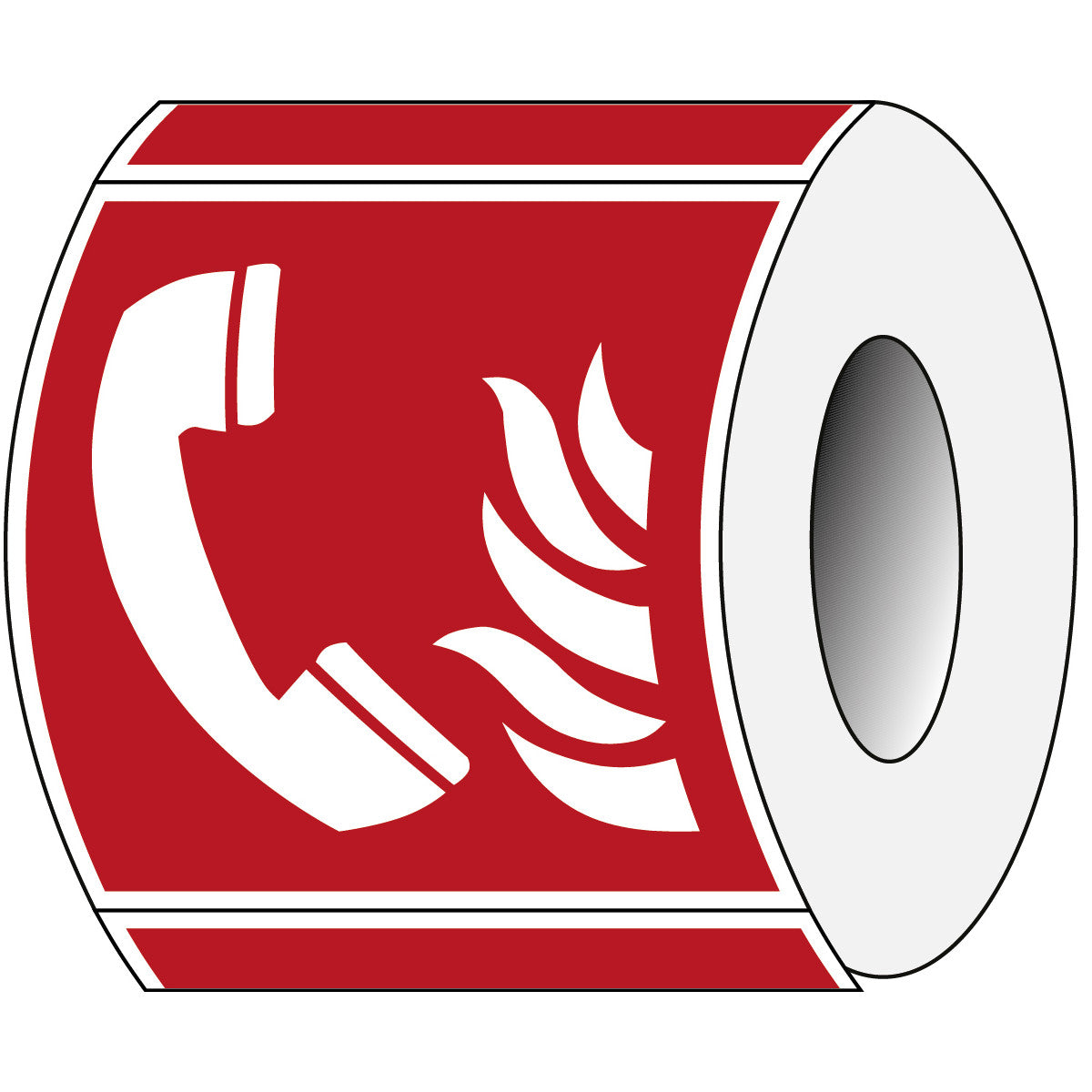 Signal de sécurité ISO - Téléphone d'alarme incendie