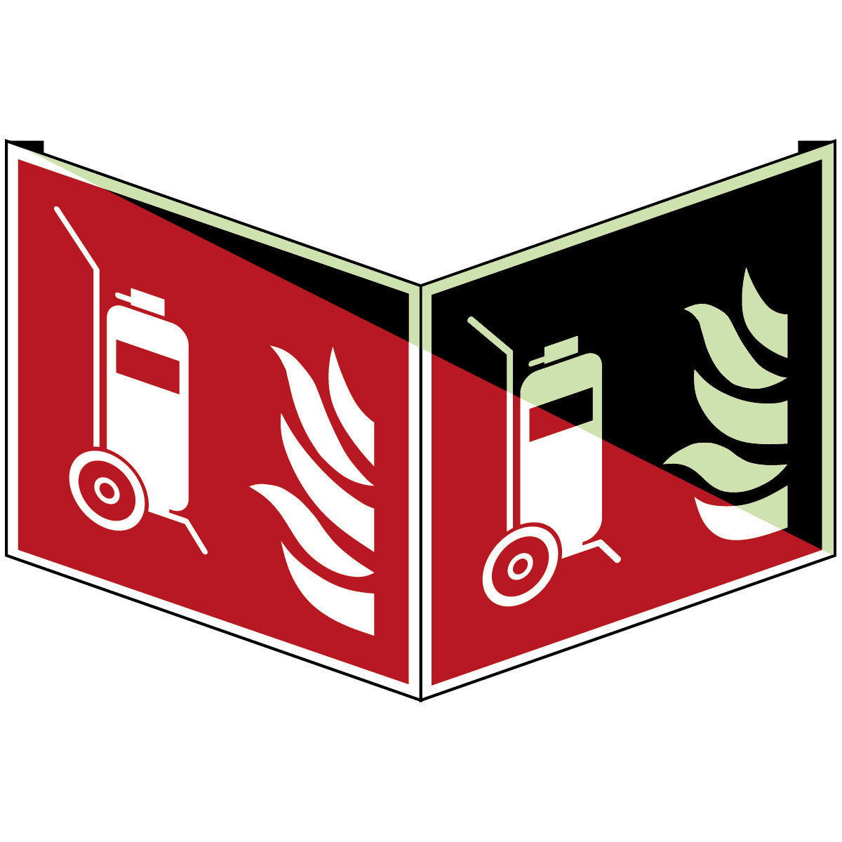 Fahrbarer Feuerlöscher – ISO 7010