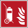 Fahrbarer Feuerlöscher – ISO 7010