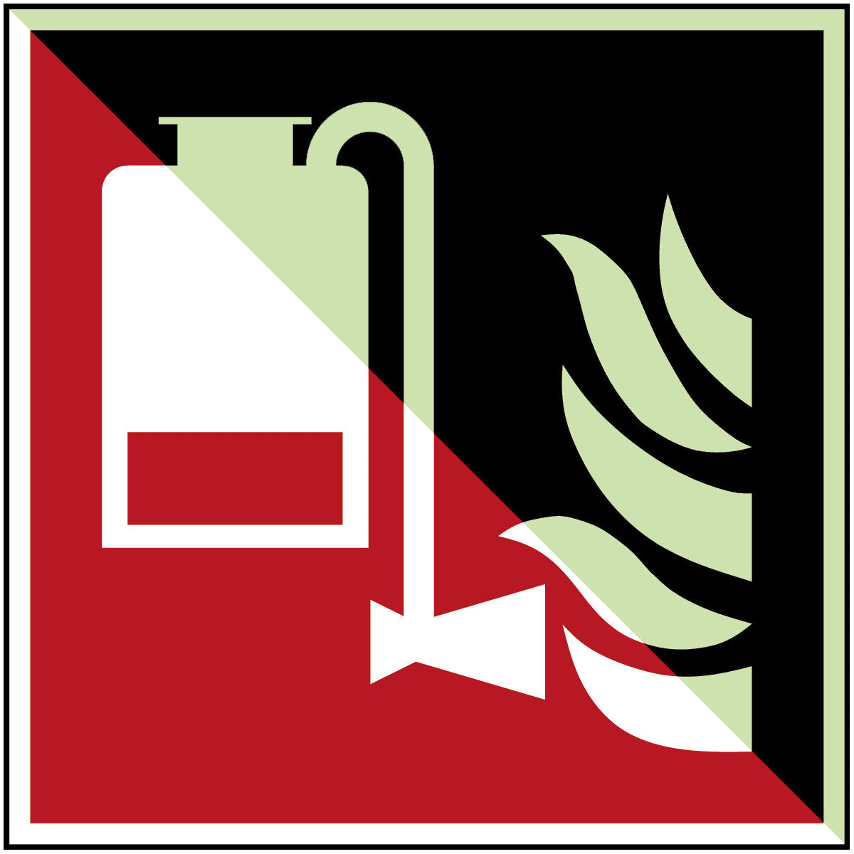 Tragbare Schaumlösch-Einheit – ISO 7010