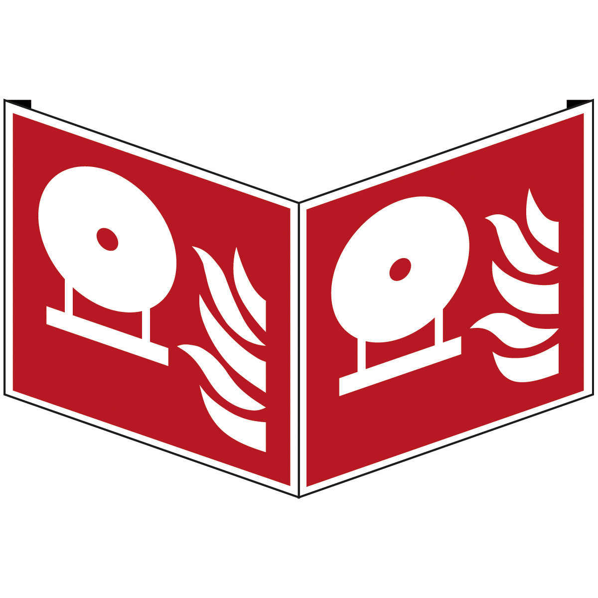 Fest eingebaute Feuerlösch-Flasche – ISO 7010