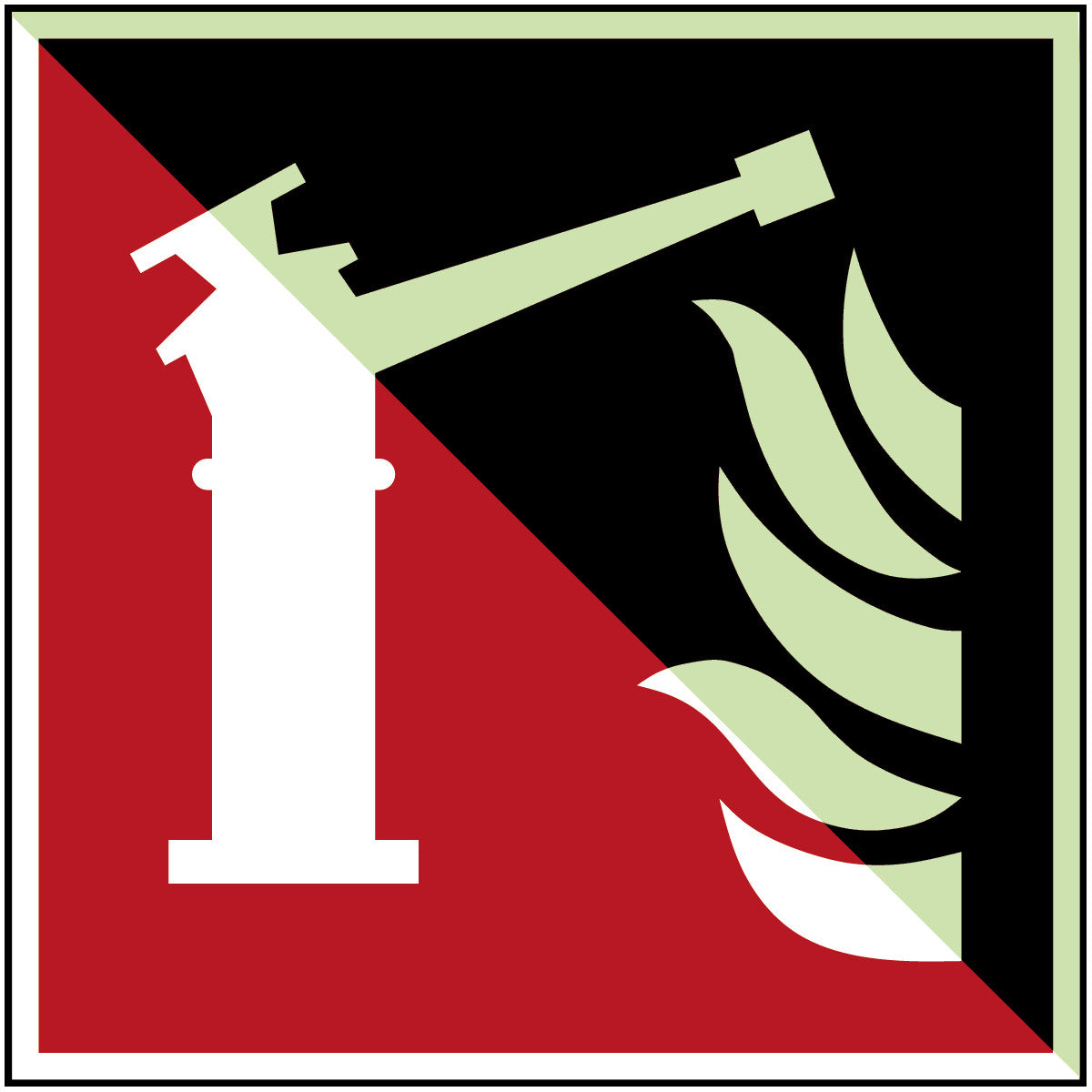 Feuerlöschmonitor – ISO 7010