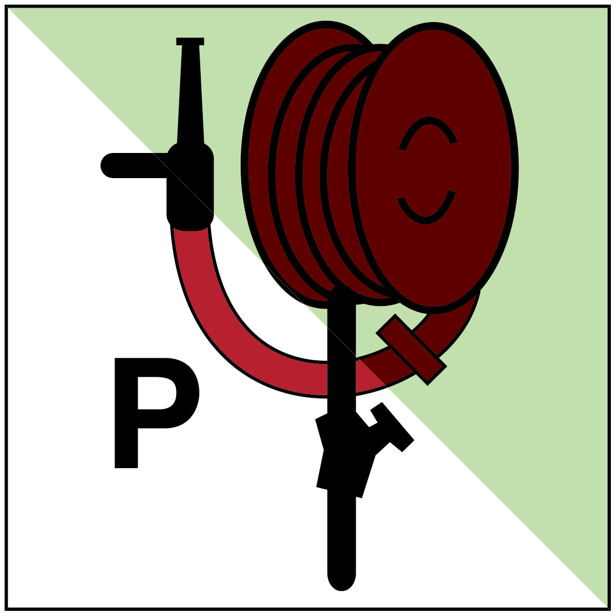 Pulverschlauch und Handspritze – IMO